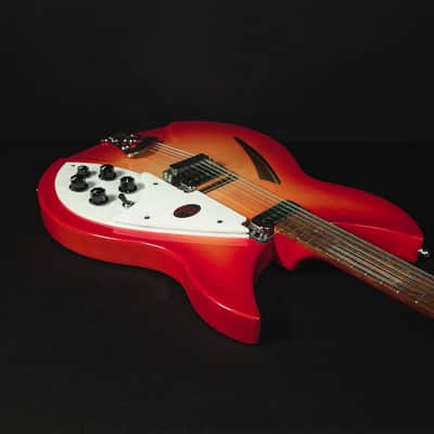 Rickenbacker 330/12 String Hollow Guitar Fireglo With Hard Shell Case image 15