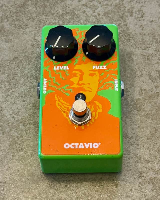 Dunlop JHM2 Jimi Hendrix Signature 70th Anniversary Octavio 2012 - Orange/Green image 1