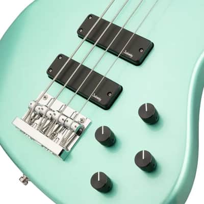 Sadowsky MetroExpress 24-Fret Modern Bass, Roasted Maple Fingerboard, 4-String - Solid Sage Green Metallic High Polish image 5