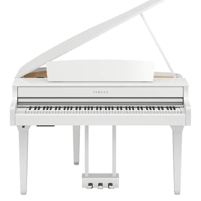 Yamaha CLP895 Digital Grand Piano in Polished White image 2