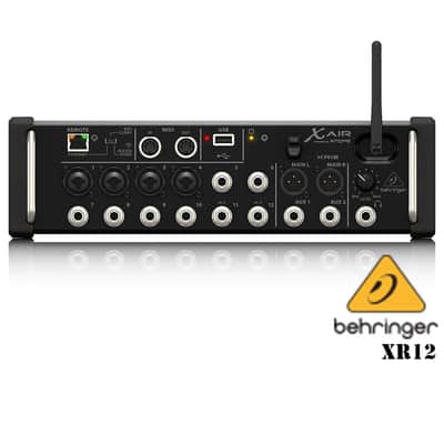 Behringer XR12 12-Input Digital Mixer with 4 Programmable Midas Preamps USB Stereo Recorder image 1