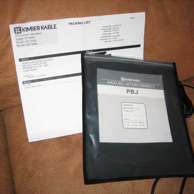 Immagine Kimber Kable PBJ-1 Meter Pair -Ultraplate RCA's - 2