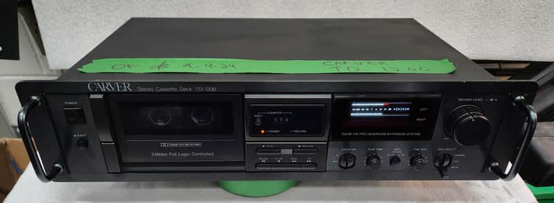 CARVER Vintage Stéréo Cassette Model 1200 image 1