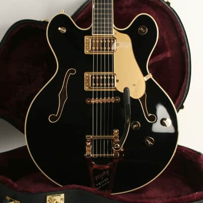 Gretsch Broadkaster LX Center Block with String-Thru Bigsby and Gold Hardware Ebony Fingerboard Black JT25061691 image 1