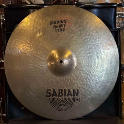 VINTAGE 1980's Sabian 21" HH Medium Heavy Brilliant Ride - 3024 image 1
