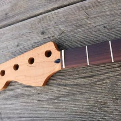 Precision Bass neck, lefty, flamed roasted maple image 3