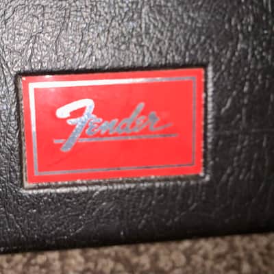 1980's Fender  red label Hardshell case for STRATOCASTER or telecaster strat tele image 10