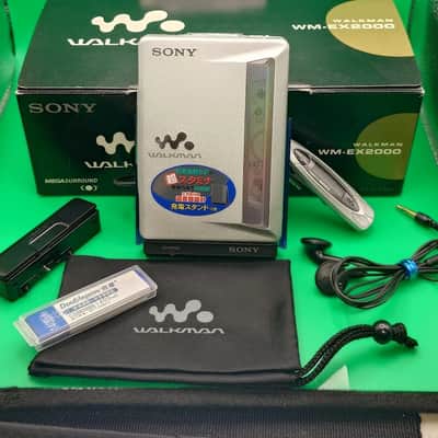 Pro Restored Perfect Sony WM-EX2000 Walkman In Box Complete barely used - video image 3