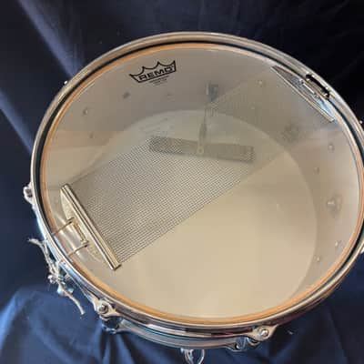 Gretsch Aqua Satin Flame, 4147 5x14' 8 Lug Snare Drum 1960's image 17