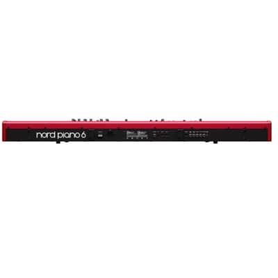 Nord Piano 6 88-Key Hammer Action Keybed Portable Piano (Red) Bundle image 3