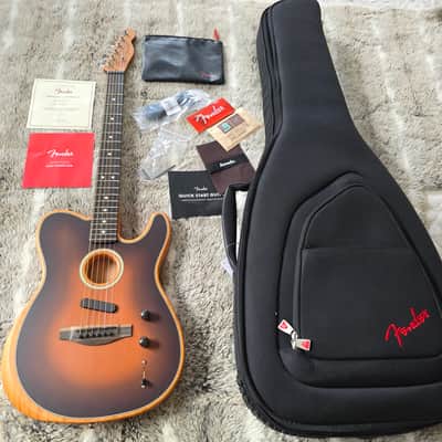 2024 Fender American Acoustasonic Telecaster Sunburst B-Stock w/gig bag image 3