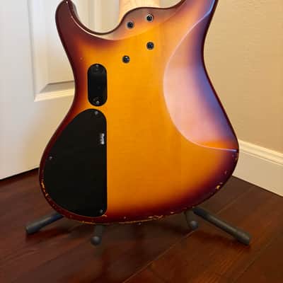MTD Kingston Saratoga Deluxe 5 with Laurel Fretboard 2020 - Present - Deep Cherry Burst image 8
