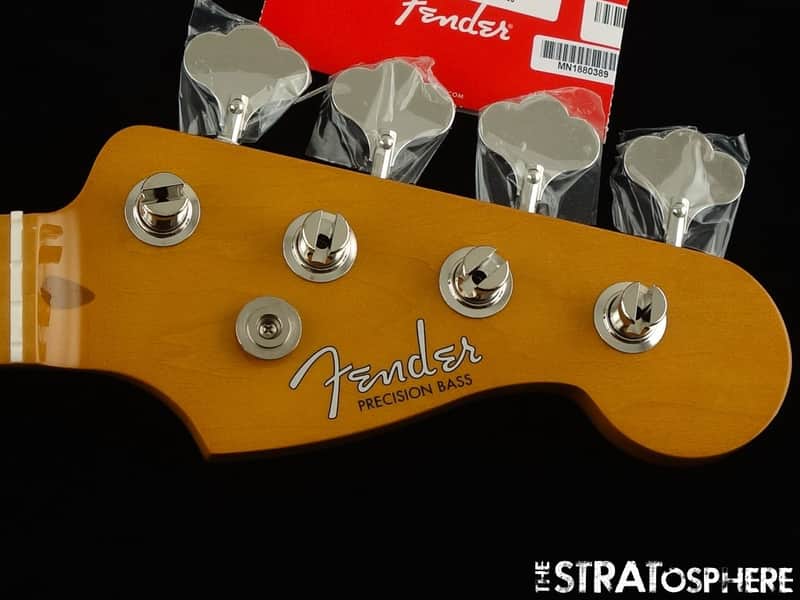 Fender Vintera II 50s RI P BASS NECK +TUNERS Precision Late 50s image 1