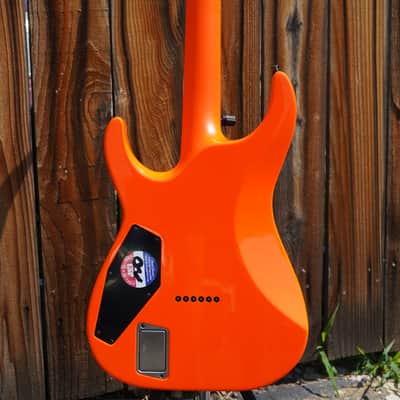 ESP CUSTOM SHOP M-II CTM/M Neon Orange 6-String Electric Guitar w/ Hard Case (2025) image 11