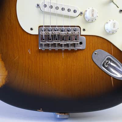 Nash Guitars - S57 - 2 Tone Sunburst (Medium Aging) image 4