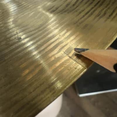 Paiste 20 Signature Dry Ride CRACKED AS-IS Ride Cymbal image 9
