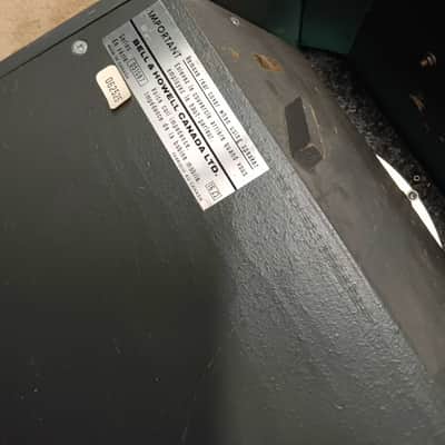 Filmosound 1x 12 Speaker in Vintage Cab late 60's / 70's 16 ohms sounds great with a small amp for classic overdrive sound and maybe a good box for a small amp project for the right person image 5