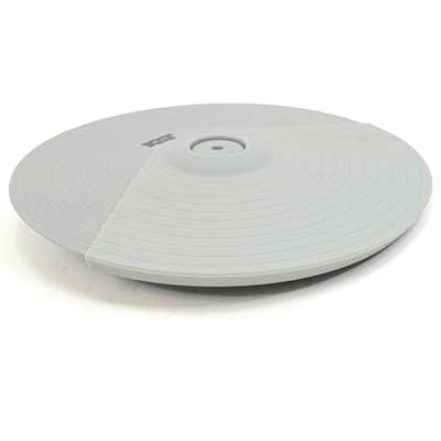 KAT Percussion KT2EP2 12" Dual-Zone Cymbal Pad – Grey – w/ TRS Cable & Wing Nut image 7