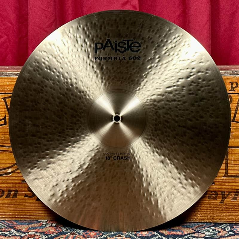 18" Paiste Formula 602 Modern Essentials Crash Cymbal 1500g *Video* image 1