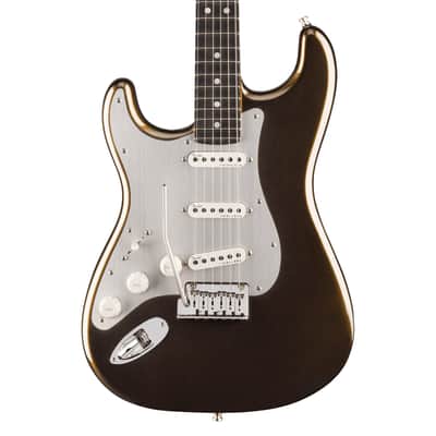 Used Fender American Ultra II Stratocaster Left-Hand - Texas Tea w/Ebony FB image 1