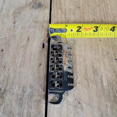 Gibson Top Adjust Bridge / Tailpiece 1980s 6 String Electric Guitar - Chrome image 6