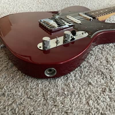Fender Deluxe Nashville Telecaster 2004 MIM Candy Apple Red Modified Guitar image 4
