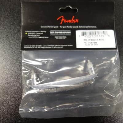Fender American Professional Jaguar/Jazzmaster 7.25" Radius Bridge Assembly, Nickel image 2