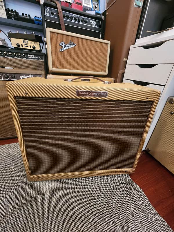 Fender Super 5E4 Narrow Panel 18-Watt 2x10" Guitar Combo 1955 - Tweed image 1