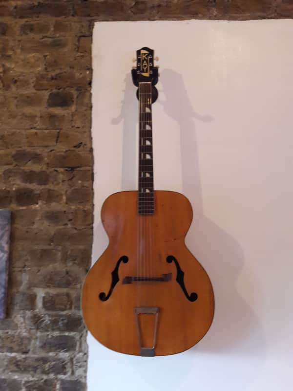 Kay 17" art deco high end archtop 1950 Antique Blonde image 1