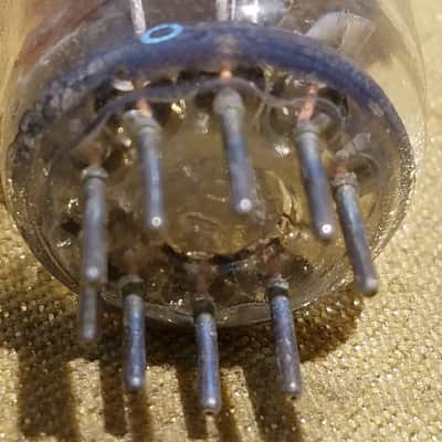 G.E ONE (1) 5751 black plate triple mica tNOS AT1000 TESTED Vacuum Tube dual triode 1954-1959 image 9