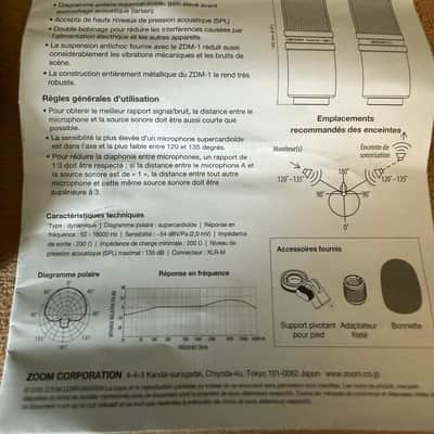 Zoom ZDM-1 Cardioid Dynamic Podcast Microphone with Windscreen, Mint! image 6