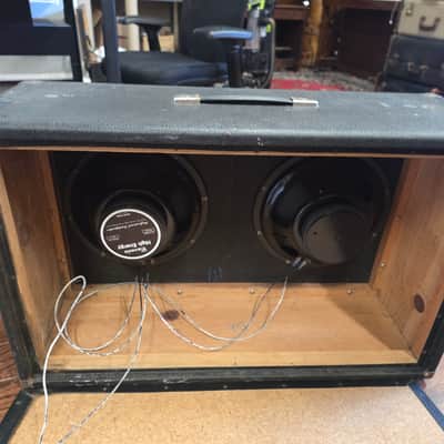 Fender Bassman Bandmaster 2x12 Speaker Cabinet Carvin He 12 Speakers 1960s image 7