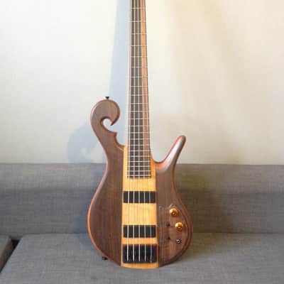 Carl Thompson 5 String Semi-Frills Fretted 2016 Natural image 1