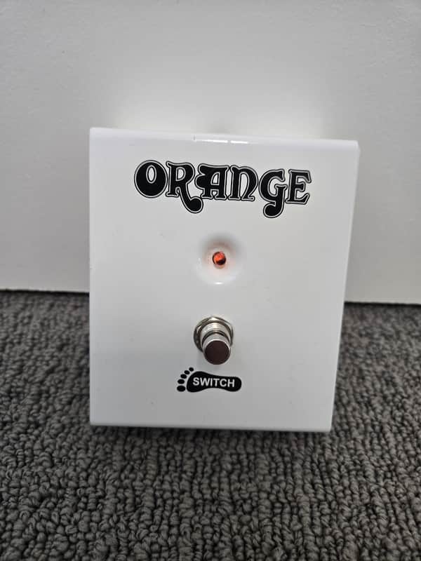 Orange FS-1 Single Button Amp Footswitch 2010s - White image 1