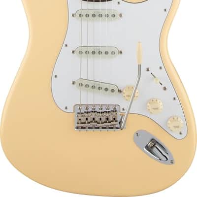 Fender Yngwie Malmsteen Stratocaster Electric Guitar Scalloped Rosewood FB, Vintage White image 10
