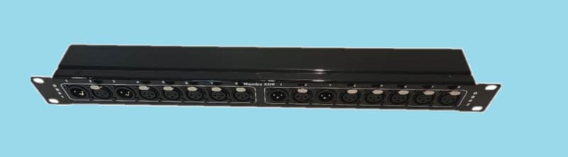 Mamba 16 CH XLR to Sony Panasonic CCU DB25 Break Out Patch Panel 1RU image 1