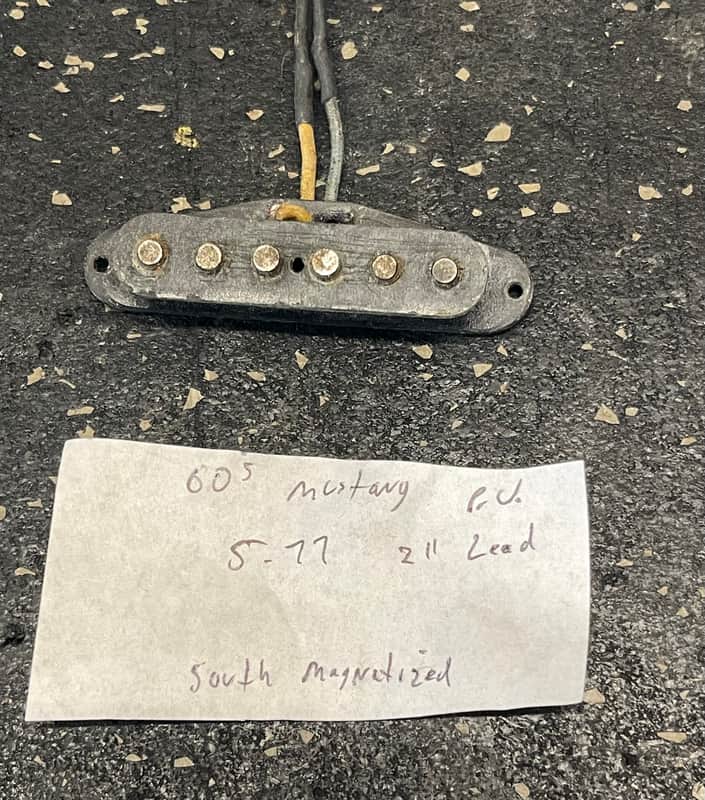 Fender Mustang pickup 1960’s 1964 - Black image 1