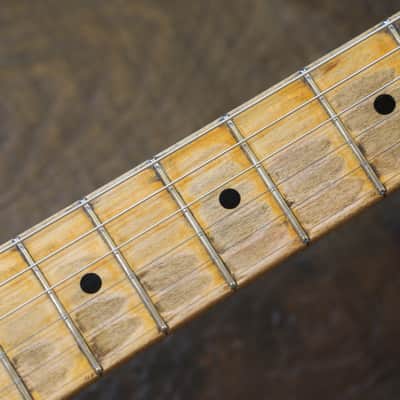 Kelton Swade 1952 Blackguard Tele Style Electric  Guitar Butterscotch Blonde Heavy Relic + Hard Case image 9
