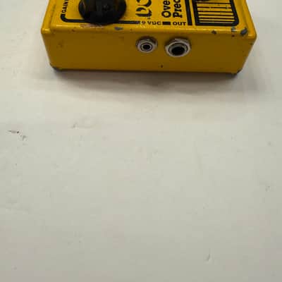 DOD Digitech 250 Overdrive Preamp 1980’s Yellow Vintage Guitar Effect Pedal image 3