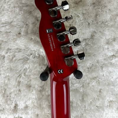 Fender Special Edition Custom Telecaster FMT HH Crimson Red Transparent image 4