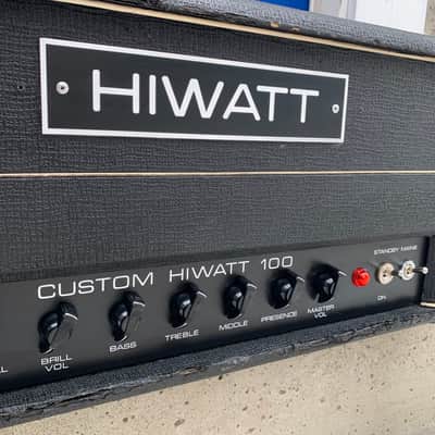 1975 Hiwatt DR103 Custom 100-Watt Guitar Amp Head [Fully Serviced] image 3