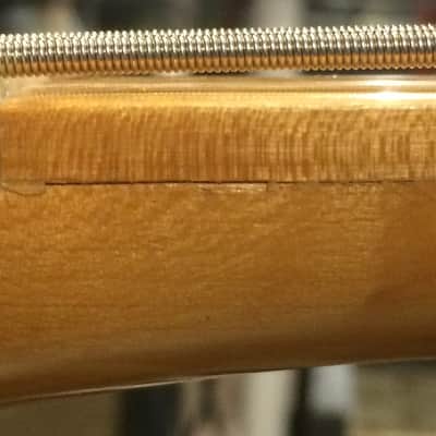 Hondo Deluxe Series 830 Gloss Golden Sunburst Finish Electric Bass Guitar image 10