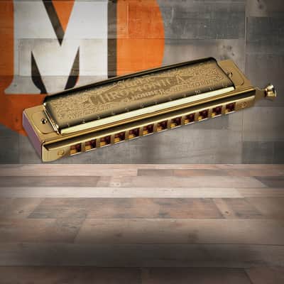 Hohner Super Chromonica Gold Key Of C (270GOLD) image 1