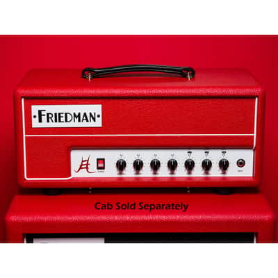 Friedman JEL-20 Jake E Lee Signature 20 Watt Tube Guitar Amplifier Head - Red image 25