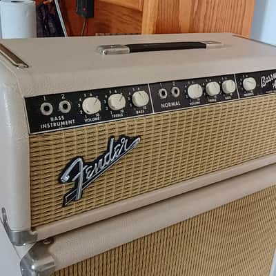 1964 Fender Bassman 6G6-B/C Blonde amp head image 2