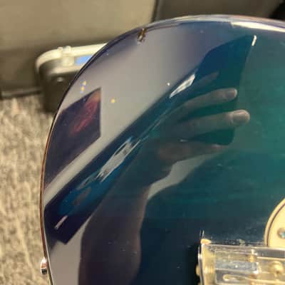 Johnson Strat 2000s - Transparent teal image 11