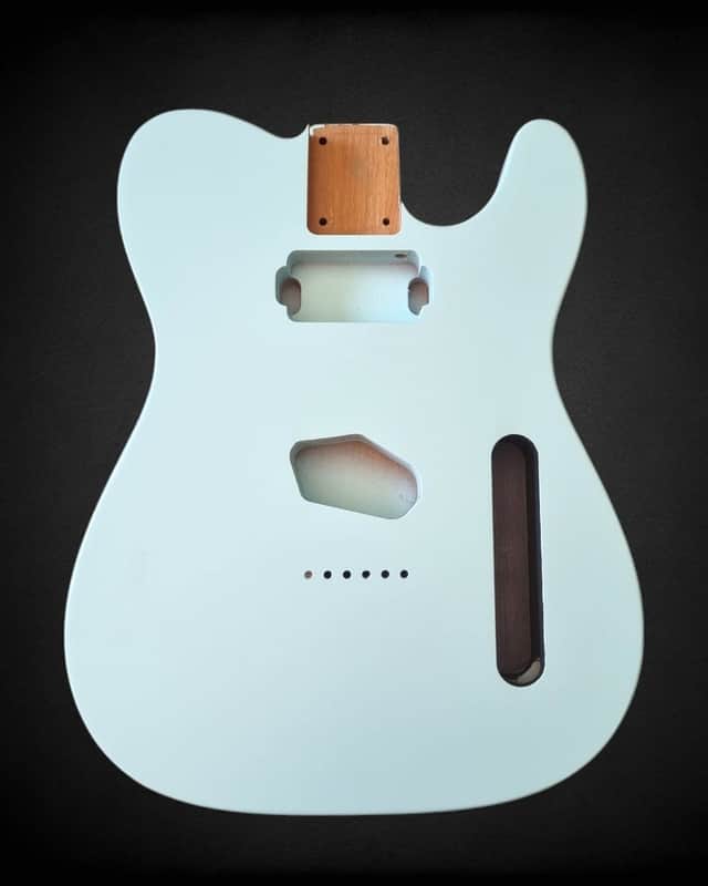 Body Telecaster Sonic Blue, Satin Nitro, HS image 1