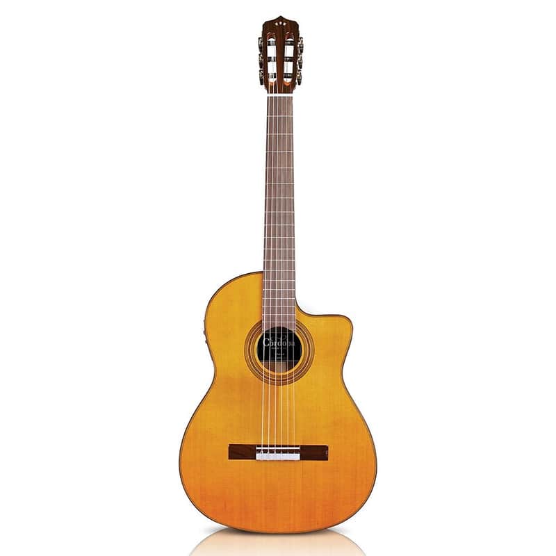 Cordoba Fusion 12 Natural Cedar Classical with Electronics Natural image 1
