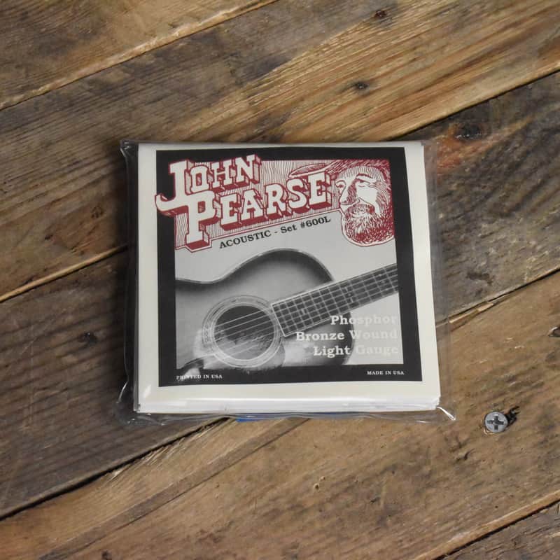 John Pearse PB600L Phosphor Bronze Light Acoustic Guitar Strings - 12/53 image 1