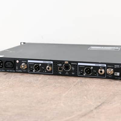Shure UR4D Wireless Receiver w/ two UR1 Bodypack Transmitters - H4 Band CG0077F image 8